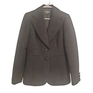 Vintage Classiques Entier‎ Embroidered Womens Blazer Jacket Size 4